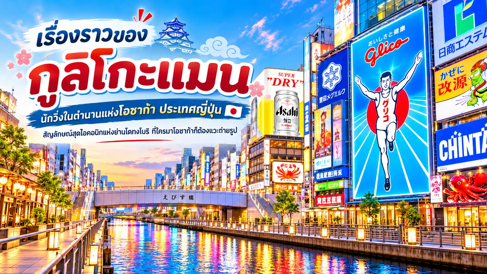 เรื่องราวของ “กูลิโกะแมน” นักวิ่งในตำนานแห่งโอซาก้า ประเทศญี่ปุ่น