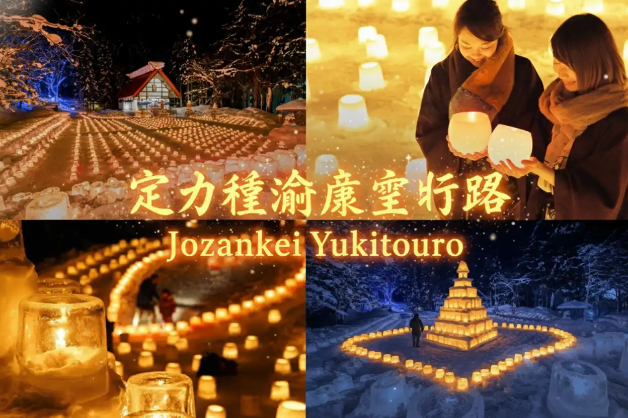 เทศกาลโคมหิมะ Jozankei Onsen Yukitouro: มนต์เสน่ห์แห่งแสงไฟกลางหิมะในฮอกไกโด