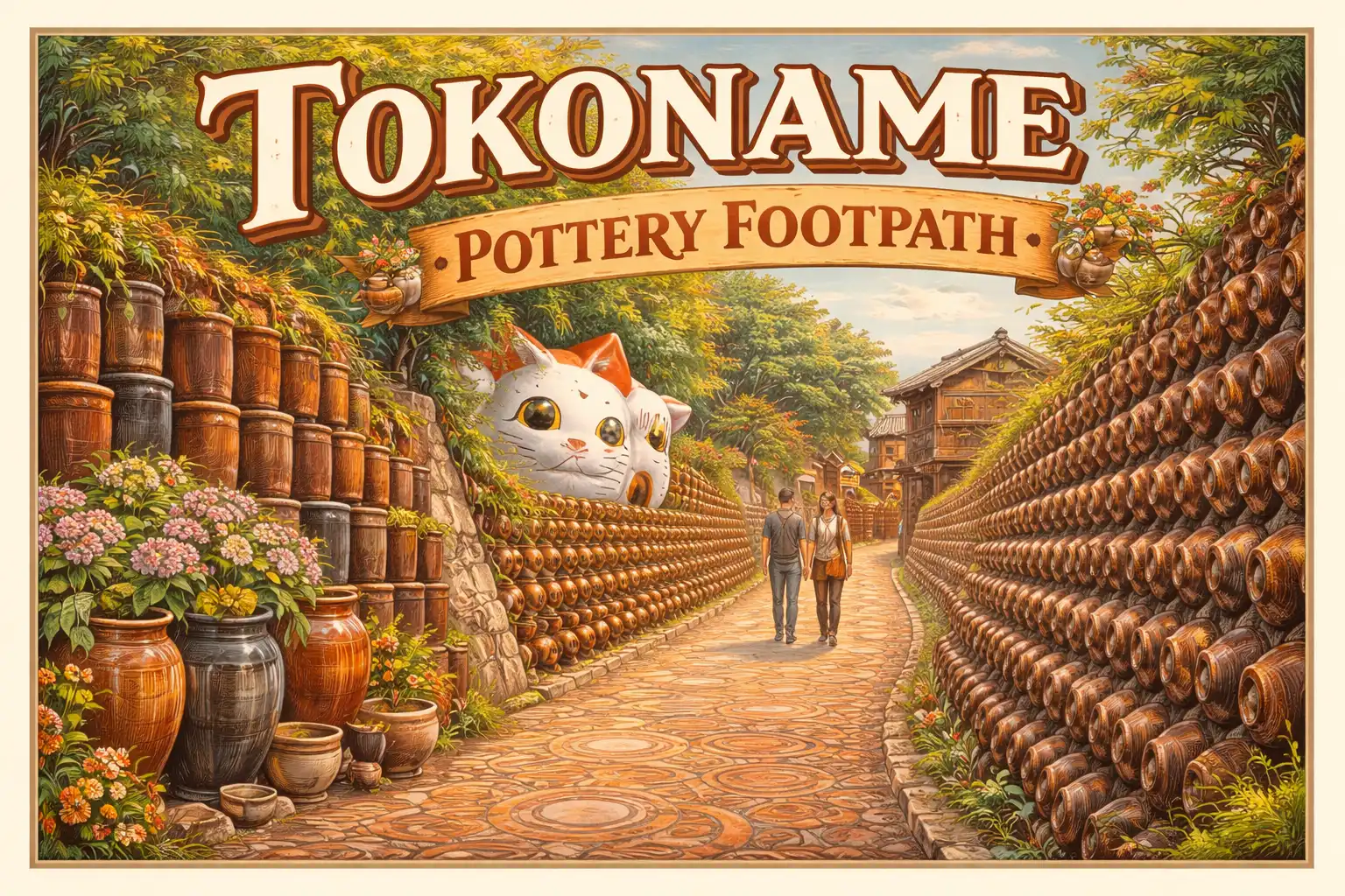 Tokoname Pottery Footpath จุดเช็กอินสายอาร์ตและวินเทจ