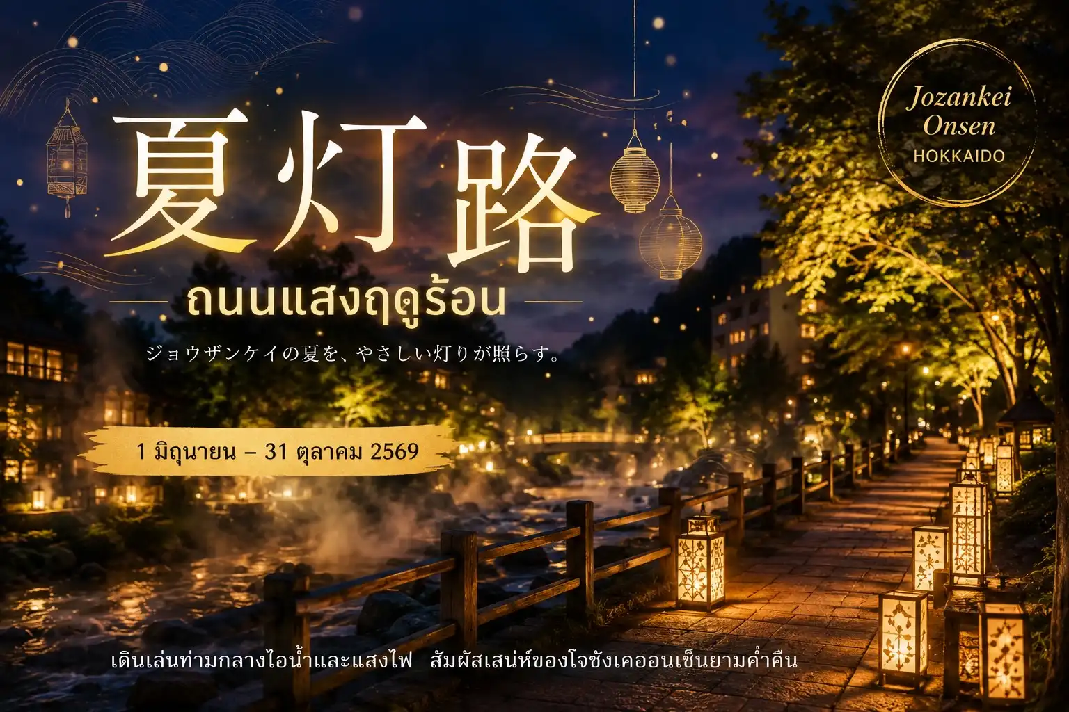Natsu Toro – ถนนแสงฤดูร้อนแห่งโจซังเค ออนเซ็น