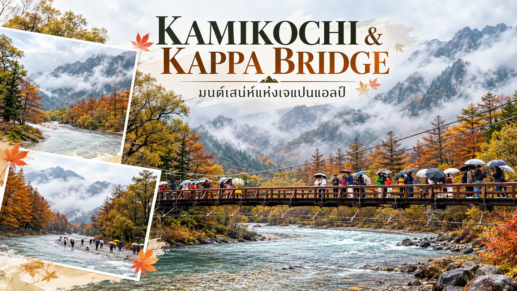KAMIKOCHI & KAPPA BRIDGE มนต์เสน่ห์แห่งเจแปนแอลป์