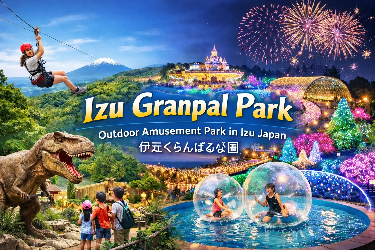 Izu Granpal Park สวนสนุกกลางธรรมชาติที่ไม่เหมือนใคร
