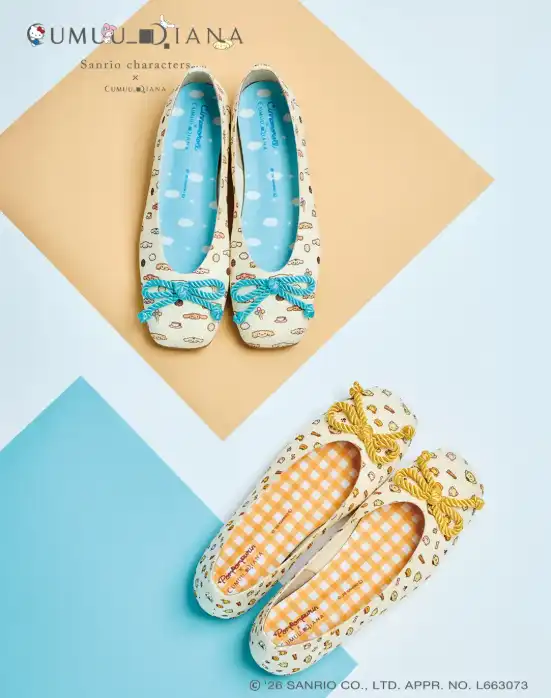 รองเท้าไหมพรม Pompompurin / Cinnamoroll