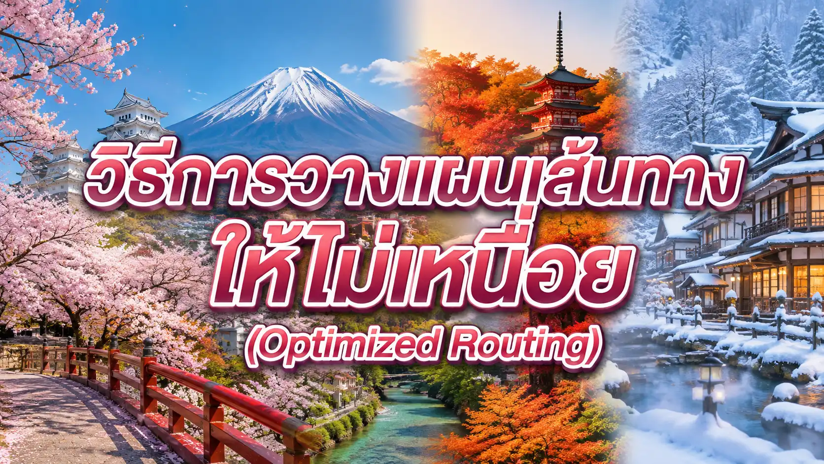 วิธีการวางแผนเส้นทางให้ไม่เหนื่อย (Optimized Routing)