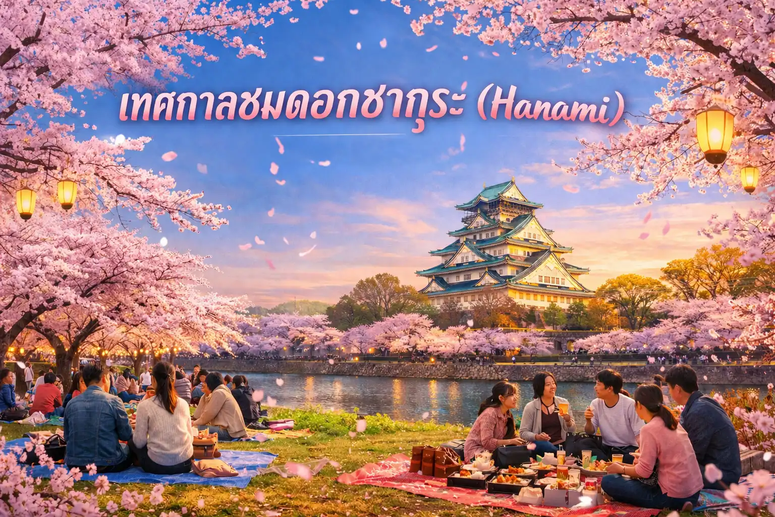 เทศกาลดอกซากุระ (Hanami) เสน่ห์ฤดูใบไม้ผลิของญี่ปุ่น